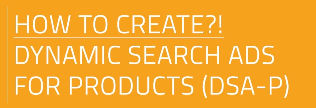 How to create Dynamic product ads
