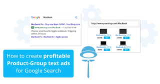 How to create Product-Group text ads for Google Search