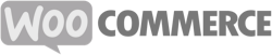 Woocommerce logo čierno-biele