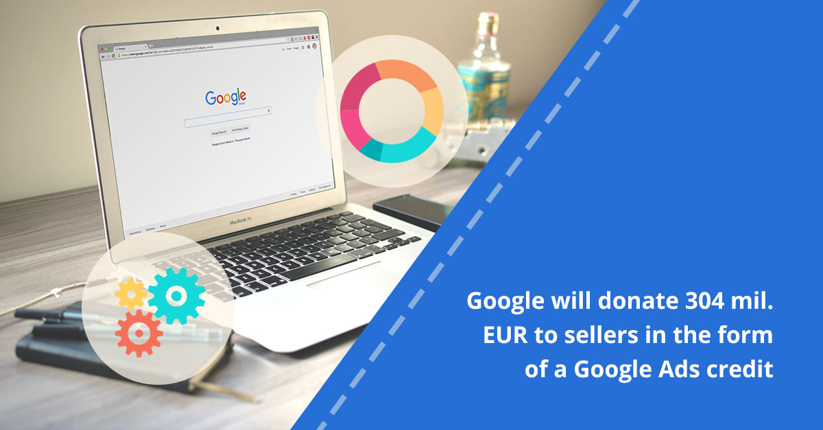 Google will donate 304 mil.€ to businesses