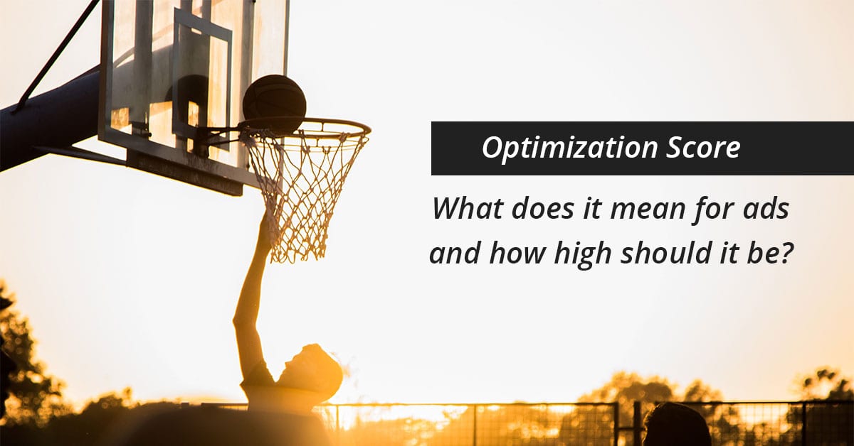 Oprimization score, what does it mean