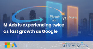 M.Ads is experiencing twice as fast growth as Google