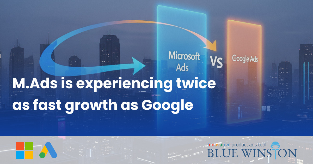M.Ads is experiencing twice as fast growth as Google